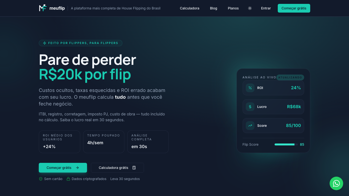Screenshot do meuflip
